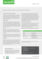 The Accoya Quick Guide