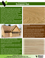 European Oak Product Brochure