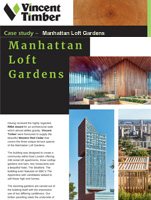 Western Red Cedar Case Study - Manhattan Loft Gardens