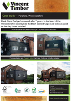 Cape Cod Case Study - Black painted Cape Cod at Pershore, Worcestershire