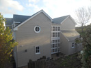 Cape Cod Cladding. Location: Talland Bay, Cornwall. Architect: Jeremy Bradley of JFB Architecture